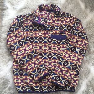 Printed Aztec Patagonia Pullover
